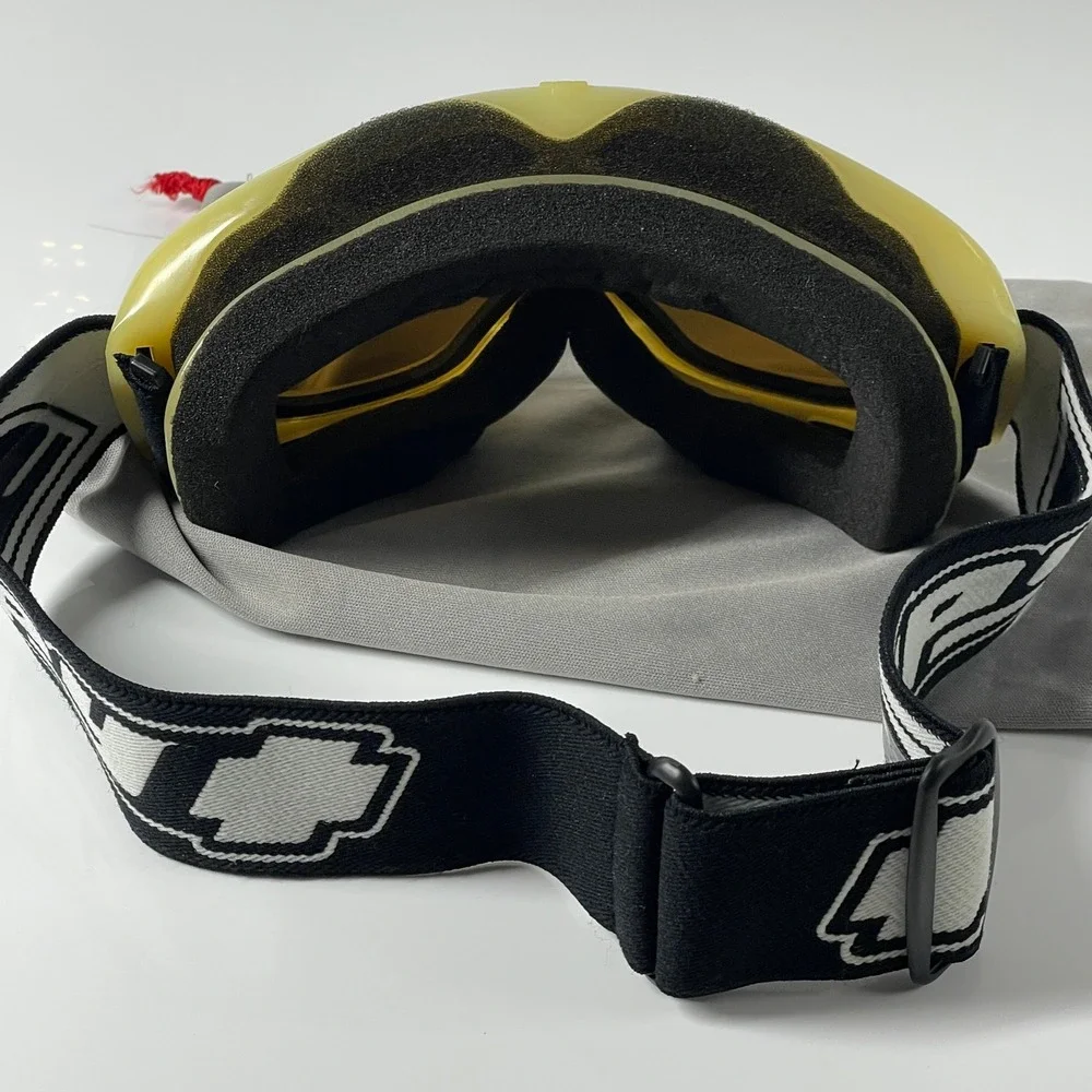 Spy Optic Snow Goggles Yellow Frame Amber Lens Ski Snowboard Winter Sports